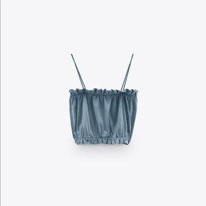 Zara Ruched Crop Top